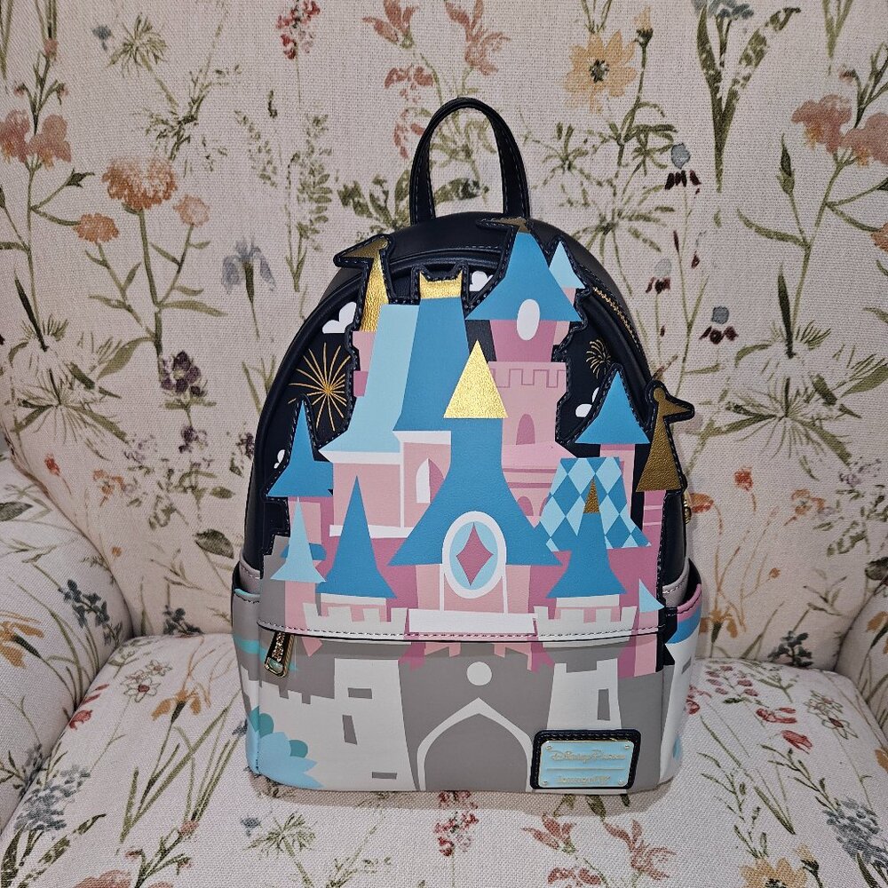 Exclusive Disneyland Paris Sleeping Beauty Castle Loungefly Backpack